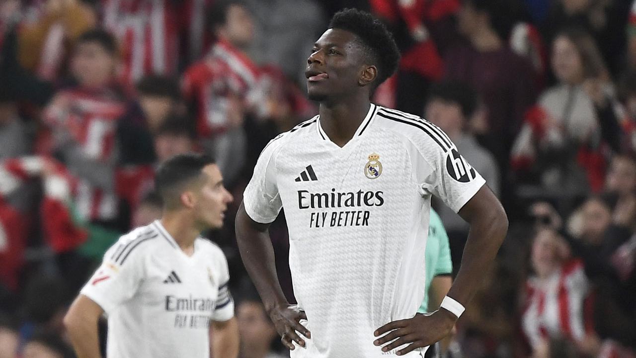 Foto: Ragam Ekspresi Lesu Para Penggawa Real Madrid saat Ditummbangkan Athletic Bilbao di Liga Spanyol