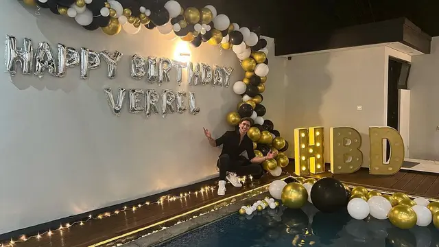 7 Potret Pesta Ulang Tahun Verrell Bramasta Ke-26, Dihadiri Natasha Wilona dan Livy Renata