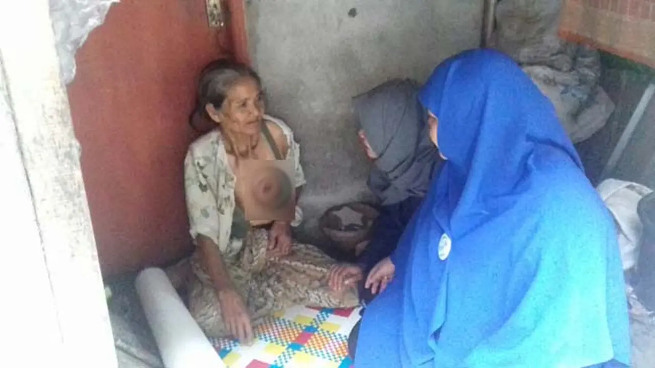 Nenek Rami, Sebatang Kara Hadapi Derita Kanker Payudaranya