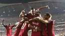 Portugal menempati peringkat ketiga pada rangking FIFA dengan meraih 1386 poin.  (AP/Armando Franca)