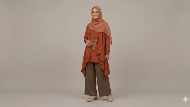 Ide Outfit Lebaran untuk Kulit Sawo Matang agar Terlihat Cerah. Gemini