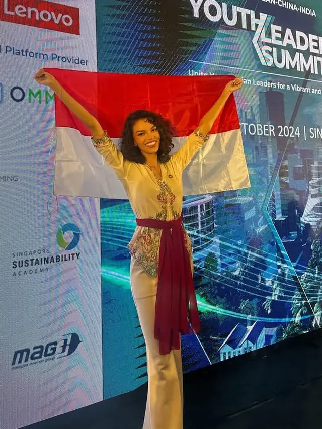 Ayu Michelle Wakil Indonesia di Ajang Miss Aura Internasional 2025. [@ayumichellee]