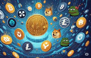 Aset kripto Bitcoin, Altcoin, hingga Meme Coin. (Ilustrasi By AI)