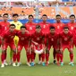 Starting XI&nbsp;Timnas Indonesia U-24 saat&nbsp;menghadapi Chinese Taipei dalam laga kedua Grup F Asian Games 2023 di Zheijang Normal University East Stadium, China, Kamis (21/9/2023). (Dok. NOC Indonesia)