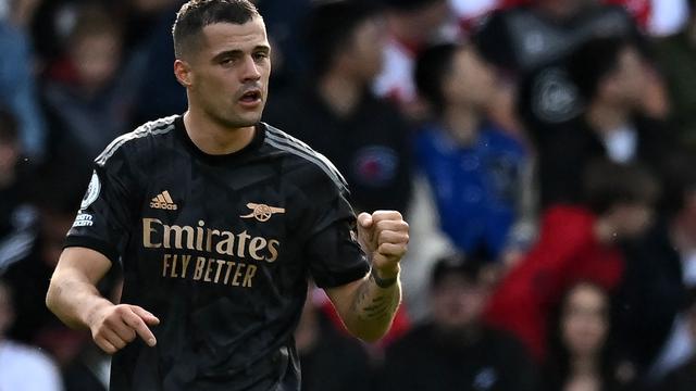 Granit Xhaka - Arsenal - Liga Inggris - 23 Oktober 2022