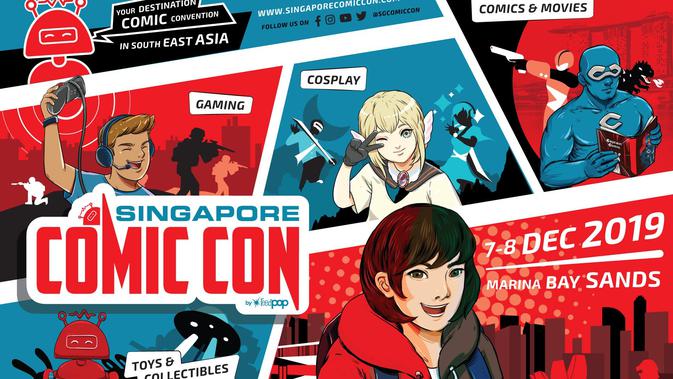 Bagi kamu pecinta komik dan toys sangat tepat liburan akhir tahun di Singapura. Pasalnya, tahun ini Comic Con Singapore bakal hadir pada 7-8 Desember 2019