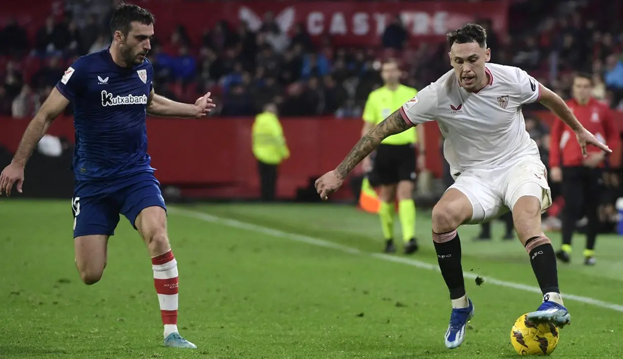 Sementara Athletic Bilbao meraih kemenangan ketiganya secara beruntun. (CRISTINA QUICLER/AFP)