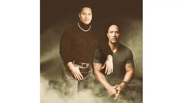 Pria Ini Edit Foto 7 Seleb Hollywood saat Muda dan Kini, Bak Keluarga