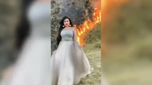 Seleb TikTok Pakistan Nekat Bakar Hutan Demi Konten, Kini Diperiksa Polisi