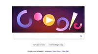 Google Doodle pada Kamis (22/6/2017) menampilkan sosok Oskar Fischinger. (Doc: Google)