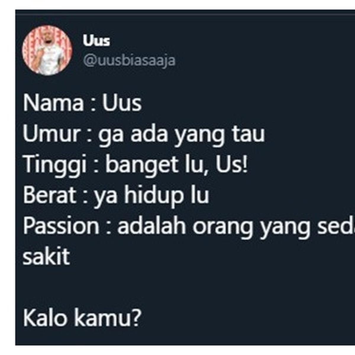 6 Biodata Nyeleneh Ala Netizen Ini Bikin Geleng Geleng Hot Liputan6 Com