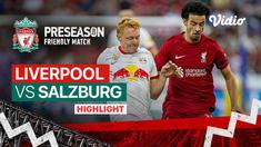 Berita Video highlights laga pramusim, RB Salzburg Vs Liverpool, Kamis (28/7/22)