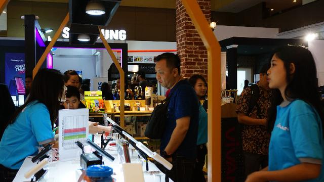 Booth Vivan di Jakarta Fair Kemayoran. Dok: Vivan