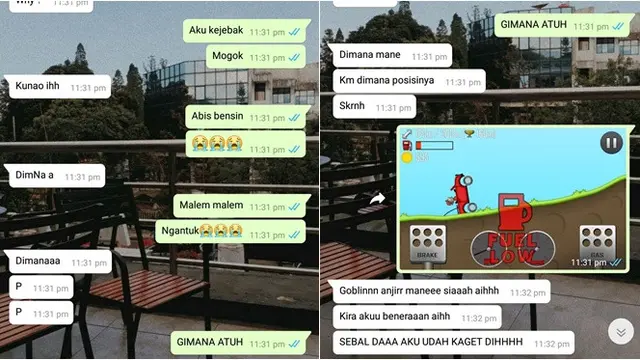 5 Chat Ngeprank Kehabisan Bensin Ini Bikin Emosi