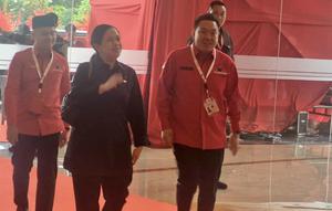 Ketua DPP PDI Perjuangan (PDIP), Puan Maharani hadir di Arena Rakernas I, di Beach City International Stadium (BCIS) Ancol, Jakarta, Minggu (11/1/2026). (Foto: Istimewa).