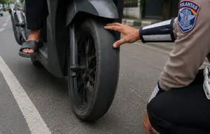 Hindari Tilang, Kenali 4 Tanda Ban Gundul Wajib Diganti