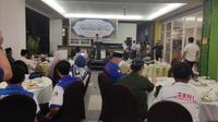 Polda Sulsel dan Serikat buruh buka puasa bareng (Liputan6.com/Fauzan)