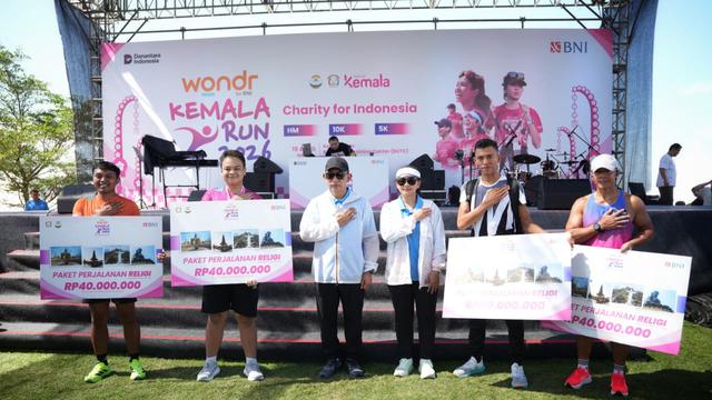Gelaran Kemala Run 2026 Bali Catat Sejarah, Hadiah Tetap Diberikan Meski Pemenang Tak Hadir di Podium