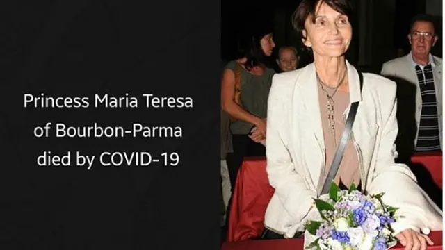 Sosok Putri Spanyol Maria Teresa yang Meninggal Akibat Corona Covid-19