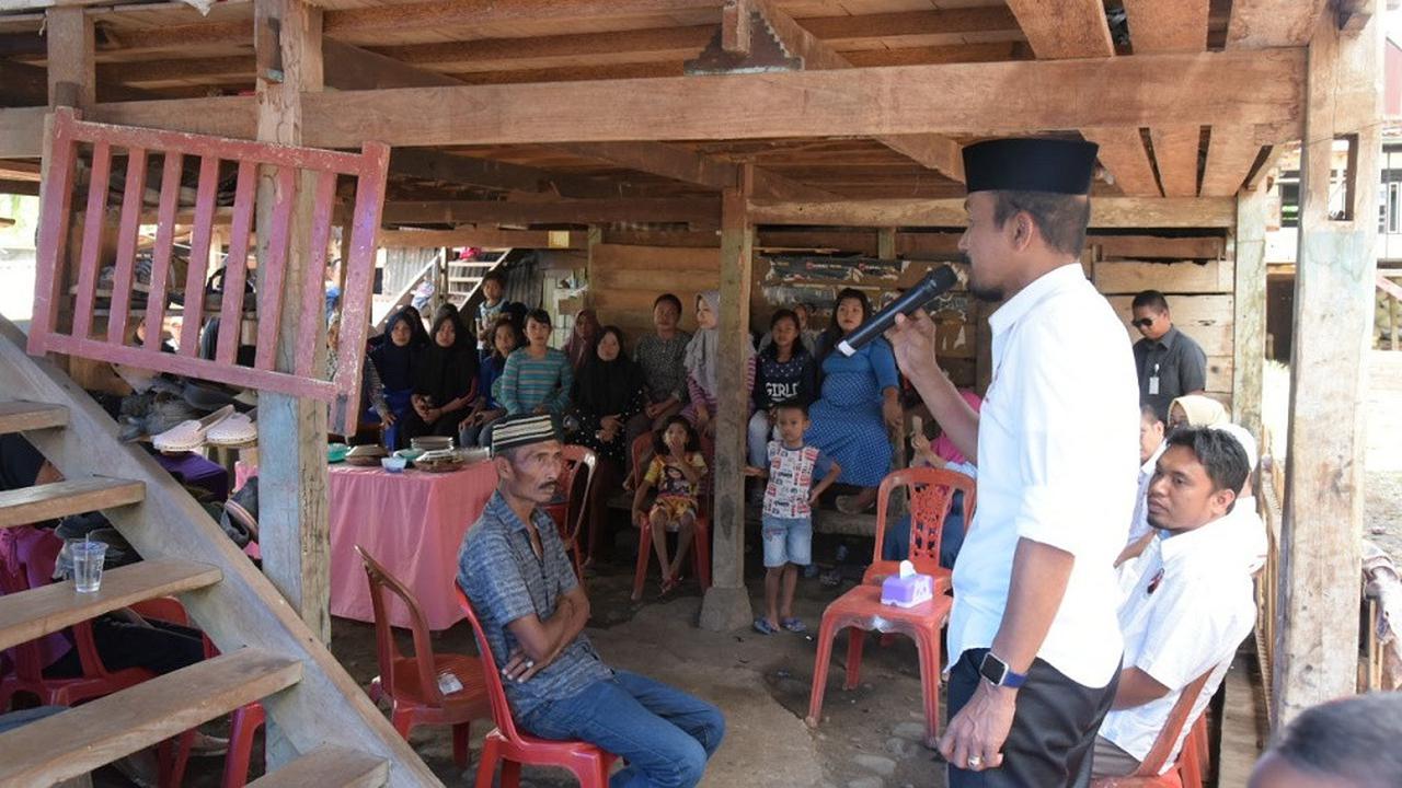 Cawagub Sulsel, Andi Mudzakkar saat berkampanye di Kabupaten Soppeng, Sulsel (Liputan6.com/ Eka Hakim)