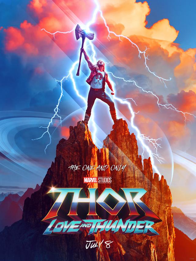 Poster Thor: Love and Thunder. (Marvel Studios)