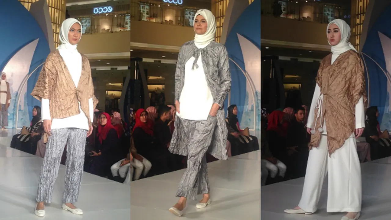 Inovasi Busana Stylish Ramadan Tanpa Setrika ala Restu Anggraini