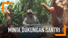 Saat kunjungi Pondok Pesantren Assada di Sumenep, Prabowo Subianto minta doa dan dukungan ulama dan santri.