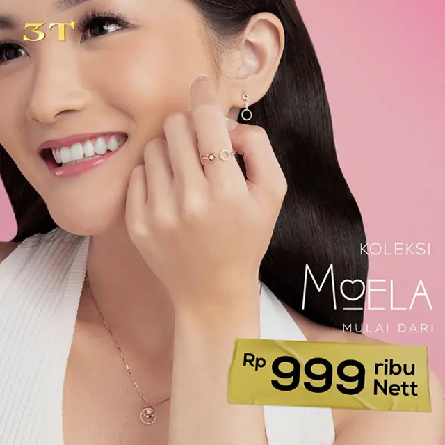 Koleksi perhiasan berlian Moela.