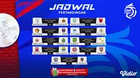 Jadwal Lengkap Pertandingan BRI Liga 1 2021 Pekan ke-15