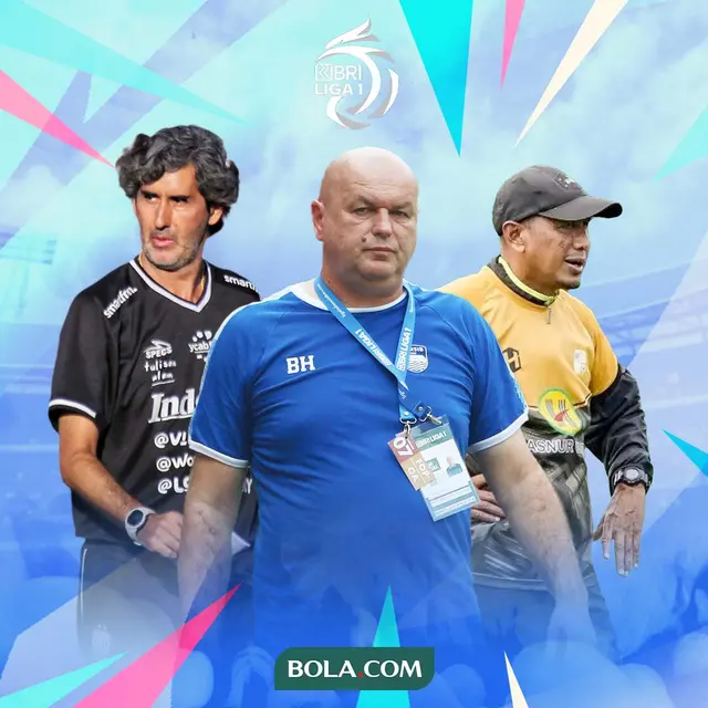 BRI Liga 1 - Rahmad Darmawan, Bojan Hodak, Stefano Cugurra