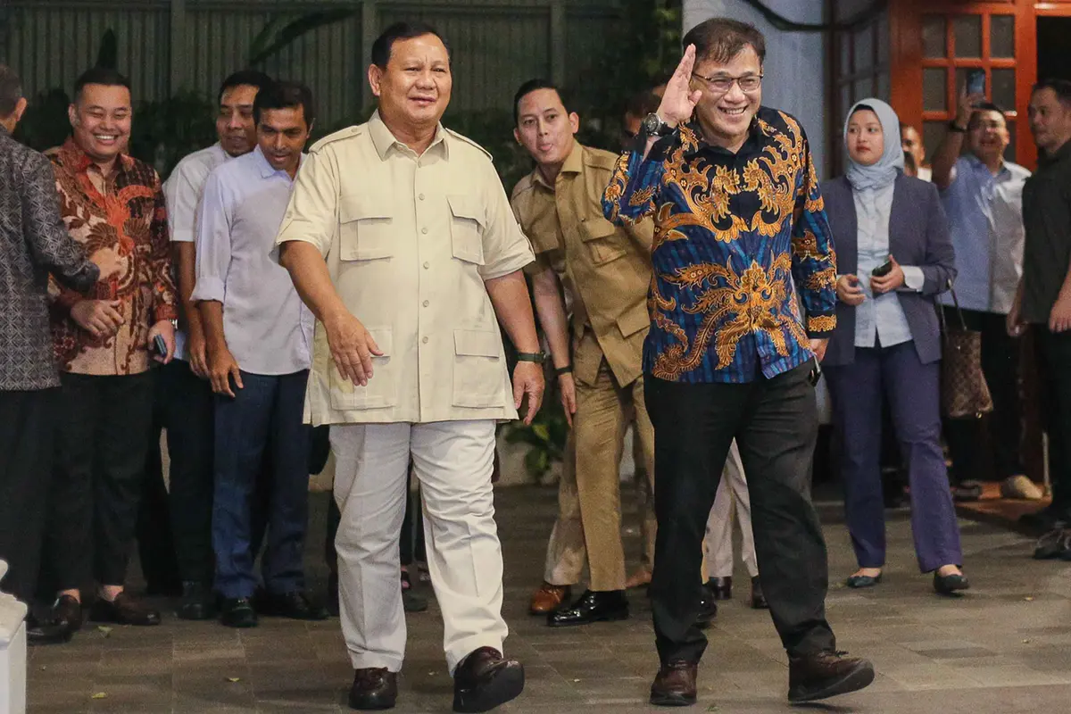 Prabowo Subianto dan Budiman Sudjatmiko