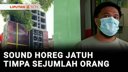 VIDEO: Sound Horeg Jatuh dan Timpa Warga di Bondowoso, 2 Pelajar Terluka