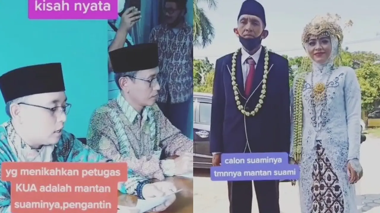 viral pria nikahkan mantan istri dengan temannya