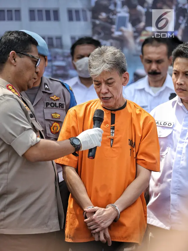 Ditangkap Lagi, Begini Ekspresi Fariz RM di Polres Jakarta Utara