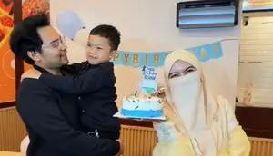 Wardatina Mawa Rayakan Ultah Anak Bareng Insanul Fahmi Sang Mantan Suami