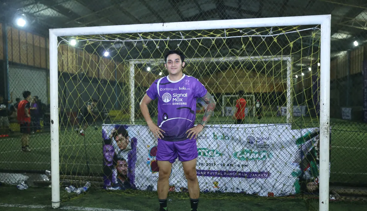 Bagi Vicky Nitinegoro, kompetisi futsal yang diadakan Bintang.com dan Bola.com itu sebagai wadah kemajuan olahraga, khususnya futsal di Indonesia. Apalagi melihat antusias para perserta. (Nurwahyunan/Bintang.com)