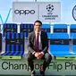 Oppo Find N2 Flip dipilih menjadi The Champion Flip Phone pada Final Liga Champions UEFA 2023 (Oppo)