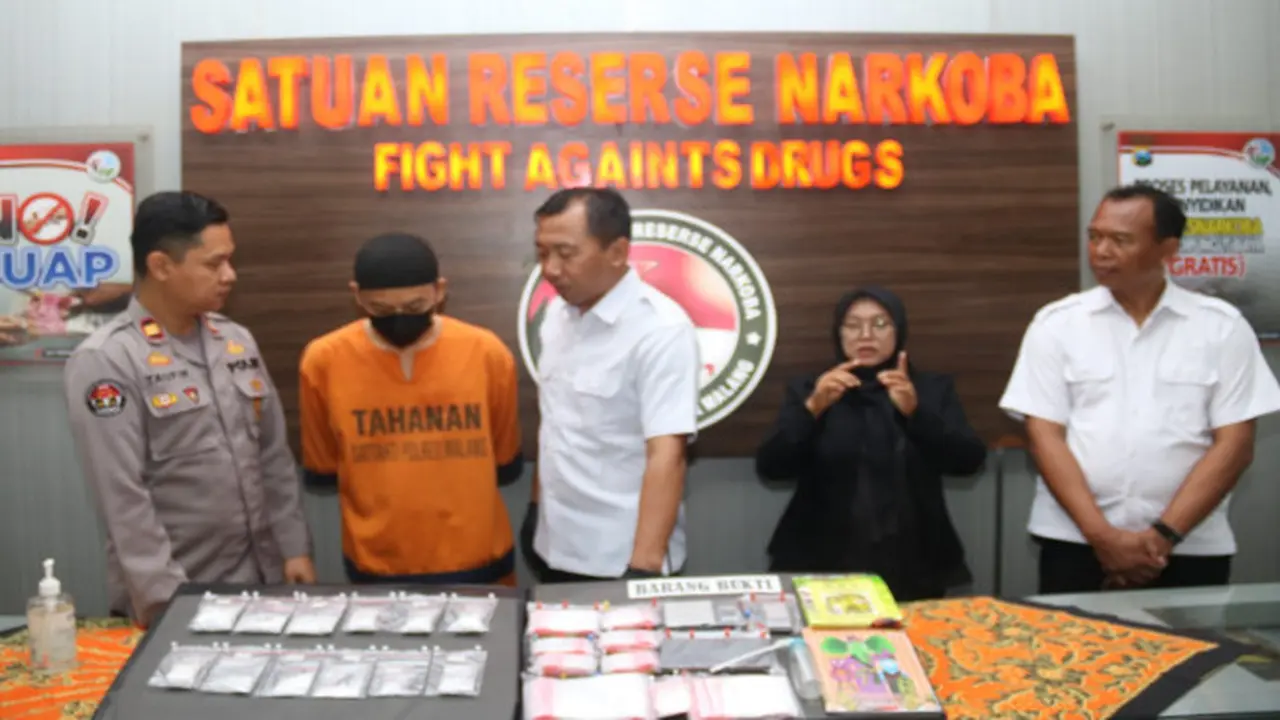 Pria di Malang Berhenti Kerja Lalu Jadi Pengedar Narkoba, Kini Berakhir di Jeruji Penjara
