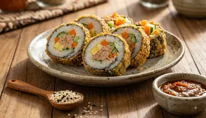 Resep Kimbab Nasi Uduk Goreng yang Renyah dan Gurih