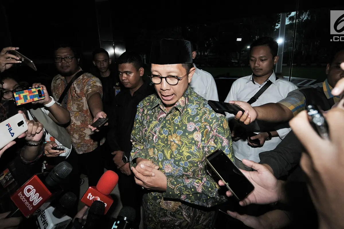 Menteri Agama Datangi Kantor Kemenag usai Disegel KPK