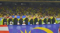 Timnas Malaysia jelang pertandingan. (Bola.com/X FA Malaysia)
