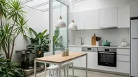 9 Inspirasi Desain Dapur Sekaligus Ruang Makan di Rumah Kecil Kekinian, Solusi Praktis Hemat Lahan