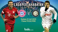 Laga Persahabatan: Bayern Munchen vs Internazionale (Bola.com/Samsul hadi)