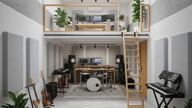 Studio Hobi atau Musik di Mezzanine