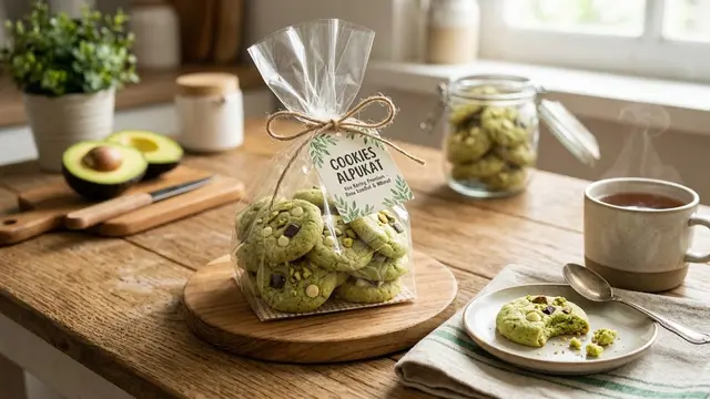 Cookies Alpukat/AI Generated