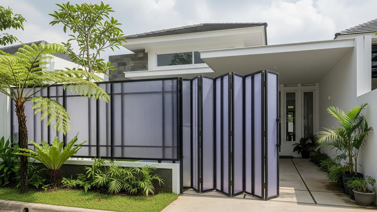 8 Model Pagar Besi Kombinasi Polikarbonat untuk Rumah Minimalis dengan Budget Terjangkau