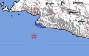 Gempa Magnitudo 4,3 Guncang Sukabumi, Terasa di Pelabuhan Ratu