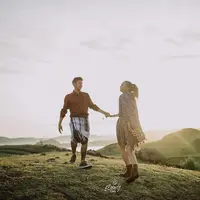 Nadine Chandrawinata dan Dimas Anggara