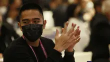 Pemilik Persis Solo, Kaesang Pangarep, saat menghadiri Kongres PSSI di Hotel Raffles, Jakarta, Sabtu (29/5/2021). (Foto: Bola.com/M Iqbal Ichsan)
