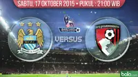 Susunan Pemain Manchester City Vs AFC Bournemouth